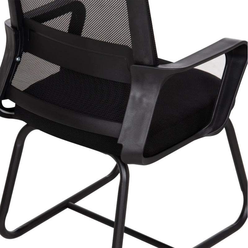 ΚΑΡΕΚΛΑ ΕΠΙΣΚΕΠΤΗ CASTER HM1228.01 PP--MESH--ΜΕΤΑΛΛΟ ΜΑΥΡΟ 46x52x94Υεκ