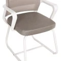 ΚΑΡΕΚΛΑ ΕΠΙΣΚΕΠΤΗ CASTER HM1228.02 ΛΕΥΚΟ ΜΕΤΑΛΛΟ/PP--ΑΝΟΙΧΤΟ ΓΚΡΙ MESH 58x56x93Υεκ