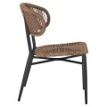 ΚΑΡΕΚΛΑ ΕΞΩΤ.ΧΩΡΟΥ EULO HM6049.03 ΑΛΟΥΜΙΝΙΟ ΣΕ ΑΝΘΡΑΚΙ-ΣΥΝΘΕΤΙΚΟ RATTAN ΓΚΡΙ 49x60x78Υεκ.