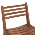 ΚΑΡΕΚΛΑ ΕΞΩΤ.ΧΩΡΟΥ PAVEL HM6615 ΞΥΛΟ TEAK--ΦΥΣΙΚΟ ΧΡΩΜΑ 46x54x78Υεκ.