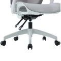 ΚΑΡΕΚΛΑ ΓΡΑΦΕΙΟΥ APEX HM1227.02 ΛΕΥΚΟ PP--ΑΝΟΙΧΤΟ ΓΚΡΙ MESH 70x66x113-130Υεκ
