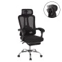 ΚΑΡΕΚΛΑ ΓΡΑΦΕΙΟΥ BARNET HM18258.01 ΜΑΥΡΟ MESH-ΜΑΥΡΟΣ ΣΚΕΛΕΤΟΣ NYLON 61x62x123Υ