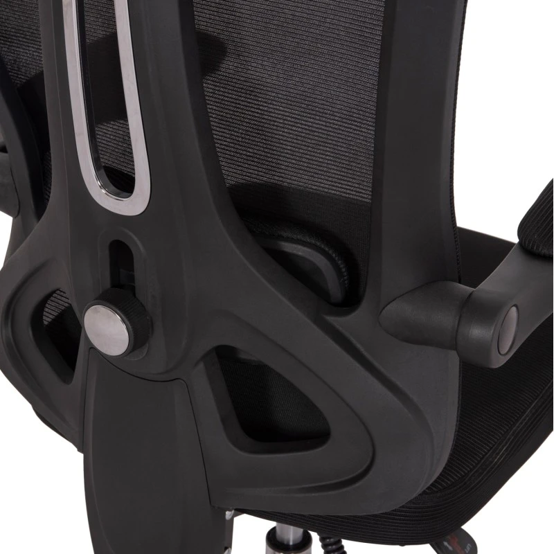 ΚΑΡΕΚΛΑ ΓΡΑΦΕΙΟΥ BARNET HM18258.01 ΜΑΥΡΟ MESH-ΜΑΥΡΟΣ ΣΚΕΛΕΤΟΣ NYLON 61x62x123Υ