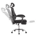 ΚΑΡΕΚΛΑ ΓΡΑΦΕΙΟΥ BARNET HM18258.01 ΜΑΥΡΟ MESH-ΜΑΥΡΟΣ ΣΚΕΛΕΤΟΣ NYLON 61x62x123Υ
