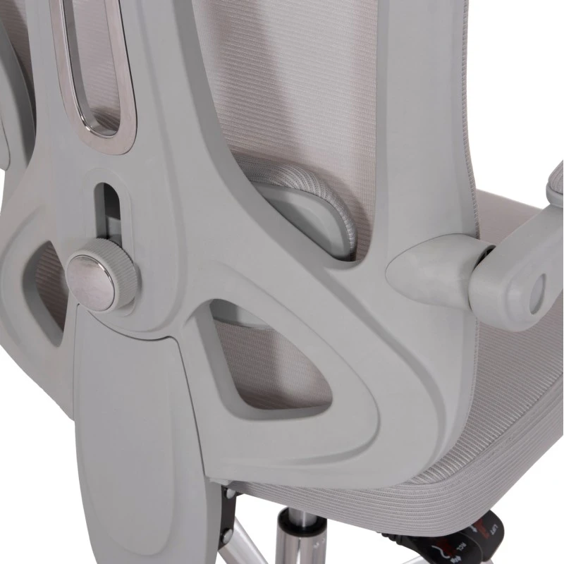 ΚΑΡΕΚΛΑ ΓΡΑΦΕΙΟΥ BARNET HM18258.02 ΓΚΡΙ MESH-ΓΚΡΙ ΣΚΕΛΕΤΟΣ NYLON 61x62x123Υ