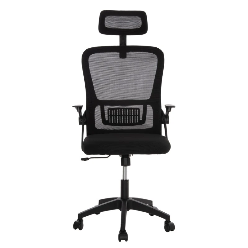 ΚΑΡΕΚΛΑ ΓΡΑΦΕΙΟΥ BLAZER HM1205.01 ΜΑΥΡΟ MESH-ΜΑΥΡΟΣ ΣΚΕΛΕΤΟΣ 60x58x110-130Υεκ.