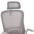 ΚΑΡΕΚΛΑ ΓΡΑΦΕΙΟΥ BLAZER HM1205.02 ΓΚΡΙ MESH-ΛΕΥΚΟΣ ΣΚΕΛΕΤΟΣ 60x58x110-130Υεκ.