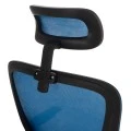 ΚΑΡΕΚΛΑ ΓΡΑΦΕΙΟΥ BLAZER HM1205.03 ΜΠΛΕ MESH-ΜΑΥΡΟΣ ΣΚΕΛΕΤΟΣ 60x58x110-130Υεκ.