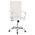ΚΑΡΕΚΛΑ ΓΡΑΦΕΙΟΥ BOSS ΔΙΕΥΘΥΝΤΟΥ HM1059.32 ΛΕΥΚΟ PU ΠΟΔΙ ΧΡΩΜΙΟΥ 54x57x110Υεκ.