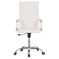 ΚΑΡΕΚΛΑ ΓΡΑΦΕΙΟΥ BOSS ΔΙΕΥΘΥΝΤΟΥ HM1059.32 ΛΕΥΚΟ PU ΠΟΔΙ ΧΡΩΜΙΟΥ 54x57x110Υεκ.
