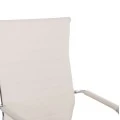ΚΑΡΕΚΛΑ ΓΡΑΦΕΙΟΥ BOSS ΔΙΕΥΘΥΝΤΟΥ HM1059.32 ΛΕΥΚΟ PU ΠΟΔΙ ΧΡΩΜΙΟΥ 54x57x110Υεκ.