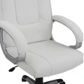 ΚΑΡΕΚΛΑ ΓΡΑΦΕΙΟΥ CHANDER HM1092.02 ΛΕΥΚΗ 63x66x116 εκ.