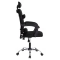 ΚΑΡΕΚΛΑ ΓΡΑΦΕΙΟΥ CRONER HM1196.01 ΜΑΥΡΟ MESH-ΜΕΤΑΛ.ΒΑΣΗ-NYLON ΣΚΕΛΕΤΟΣ 58x99x120Υεκ.