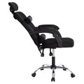 ΚΑΡΕΚΛΑ ΓΡΑΦΕΙΟΥ CRONER HM1196.01 ΜΑΥΡΟ MESH-ΜΕΤΑΛ.ΒΑΣΗ-NYLON ΣΚΕΛΕΤΟΣ 58x99x120Υεκ.