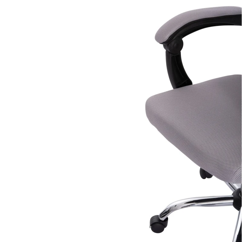 ΚΑΡΕΚΛΑ ΓΡΑΦΕΙΟΥ CRONER HM1196.02 ΓΚΡΙ MESH-ΜΕΤΑΛ.ΒΑΣΗ-NYLON ΣΚΕΛΕΤΟΣ 58x67x124Υεκ.