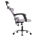 ΚΑΡΕΚΛΑ ΓΡΑΦΕΙΟΥ CRONER HM1196.02 ΓΚΡΙ MESH-ΜΕΤΑΛ.ΒΑΣΗ-NYLON ΣΚΕΛΕΤΟΣ 58x67x124Υεκ.