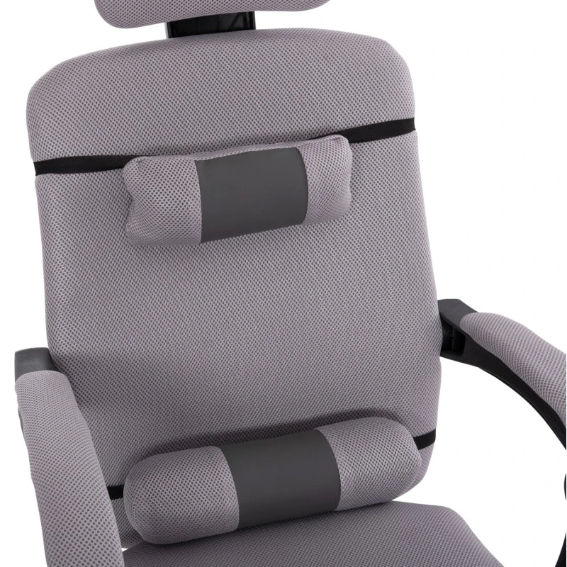 ΚΑΡΕΚΛΑ ΓΡΑΦΕΙΟΥ CRONER HM1196.02 ΓΚΡΙ MESH-ΜΕΤΑΛ.ΒΑΣΗ-NYLON ΣΚΕΛΕΤΟΣ 58x67x124Υεκ.