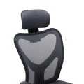ΚΑΡΕΚΛΑ ΓΡΑΦΕΙΟΥ CUORE HM1207.02 ΜΑΥΡΟΣ ΣΚΕΛΕΤΟΣ-ΓΚΡΙ MESH 63x61x125Υεκ