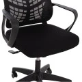 ΚΑΡΕΚΛΑ ΓΡΑΦΕΙΟΥ ELVAR HM1219.01 ΜΑΥΡO MESH--ΒΑΣΗ ΠΟΛΥΠΡΟΠΥΛΕΝΙΟΥ 63x56x125Υεκ