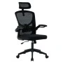 ΚΑΡΕΚΛΑ ΓΡΑΦΕΙΟΥ FLOATER HM1230.01 ΜΑΥΡO MESH & PP 62x62x115-125Υεκ