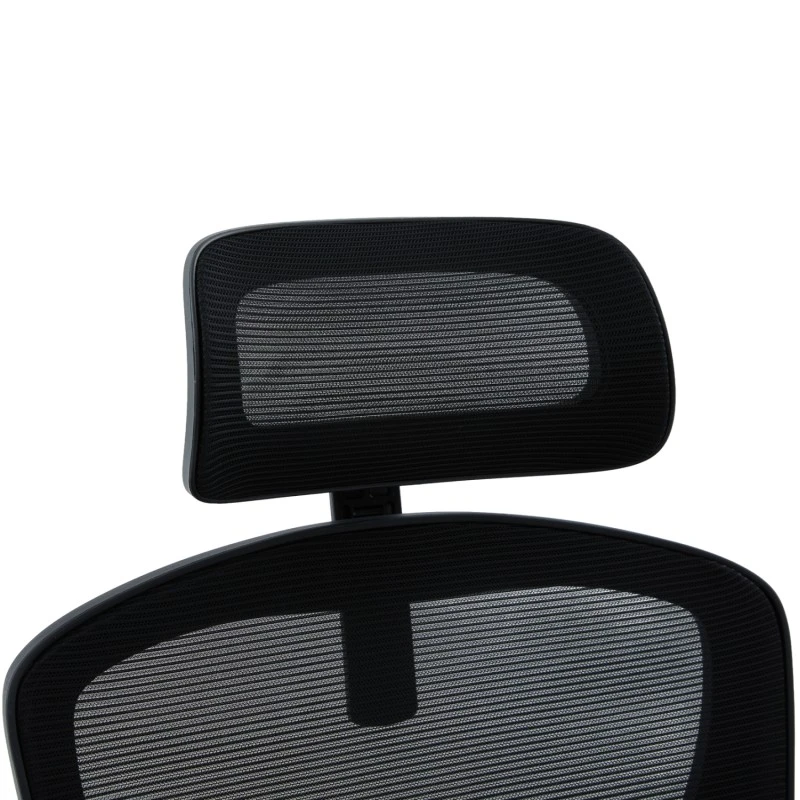 ΚΑΡΕΚΛΑ ΓΡΑΦΕΙΟΥ FLOATER HM1230.01 ΜΑΥΡO MESH & PP 62x62x115-125Υεκ
