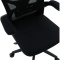 ΚΑΡΕΚΛΑ ΓΡΑΦΕΙΟΥ FLOATER HM1230.01 ΜΑΥΡO MESH & PP 62x62x115-125Υεκ