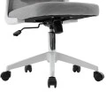 ΚΑΡΕΚΛΑ ΓΡΑΦΕΙΟΥ FLOATER HM1230.02 ΛΕΥΚΟ PP--ΑΝΟΙΧΤΟ ΓΚΡΙ MESH 62x62x115-125Υεκ