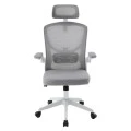 ΚΑΡΕΚΛΑ ΓΡΑΦΕΙΟΥ FLOATER HM1230.02 ΛΕΥΚΟ PP--ΑΝΟΙΧΤΟ ΓΚΡΙ MESH 62x62x115-125Υεκ