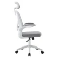 ΚΑΡΕΚΛΑ ΓΡΑΦΕΙΟΥ FLOATER HM1230.02 ΛΕΥΚΟ PP--ΑΝΟΙΧΤΟ ΓΚΡΙ MESH 62x62x115-125Υεκ