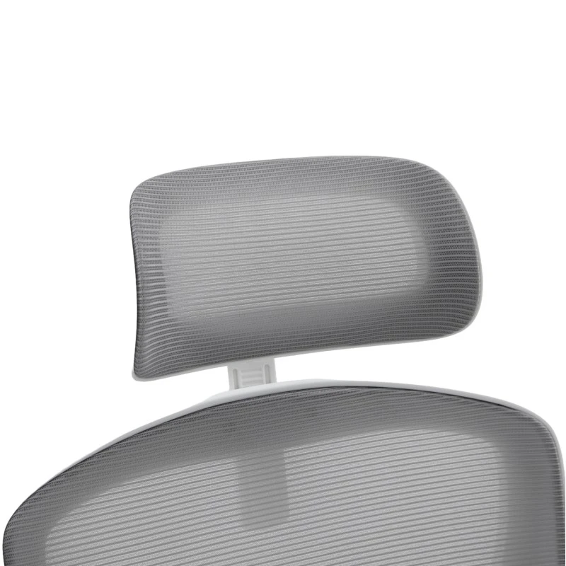 ΚΑΡΕΚΛΑ ΓΡΑΦΕΙΟΥ FLOATER HM1230.02 ΛΕΥΚΟ PP--ΑΝΟΙΧΤΟ ΓΚΡΙ MESH 62x62x115-125Υεκ