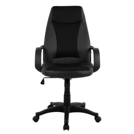 ΚΑΡΕΚΛΑ ΓΡΑΦΕΙΟΥ GAMING SIVIR HM1001.01 ΜΕ  ΜΑΥΡΟ PU 59x 60x115 εκ.