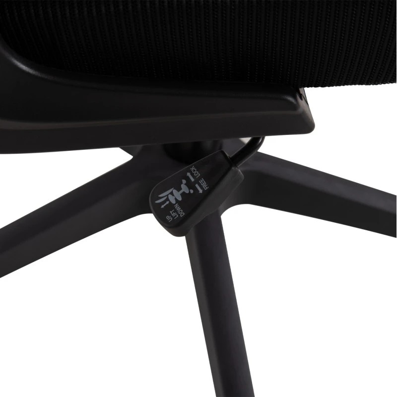 ΚΑΡΕΚΛΑ ΓΡΑΦΕΙΟΥ KESI HM1222.01 ΜΑΥΡO MESH & PP 61x62x125Υεκ.