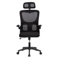 ΚΑΡΕΚΛΑ ΓΡΑΦΕΙΟΥ KESI HM1222.01 ΜΑΥΡO MESH & PP 61x62x125Υεκ.