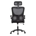 ΚΑΡΕΚΛΑ ΓΡΑΦΕΙΟΥ KESI HM1222.01 ΜΑΥΡO MESH & PP 61x62x125Υεκ.