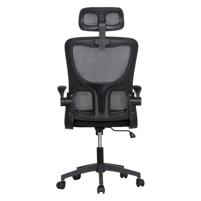 ΚΑΡΕΚΛΑ ΓΡΑΦΕΙΟΥ KESI HM1222.01 ΜΑΥΡO MESH & PP 61x62x125Υεκ.