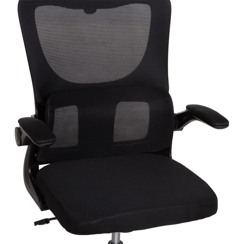ΚΑΡΕΚΛΑ ΓΡΑΦΕΙΟΥ KESI HM1222.01 ΜΑΥΡO MESH & PP 61x62x125Υεκ.