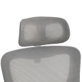 ΚΑΡΕΚΛΑ ΓΡΑΦΕΙΟΥ KESI HM1222.02 ΑΝΟΙΧΤΟ ΓΚΡΙ MESH--ΛΕΥΚΟ PP 52x50x122Υεκ.