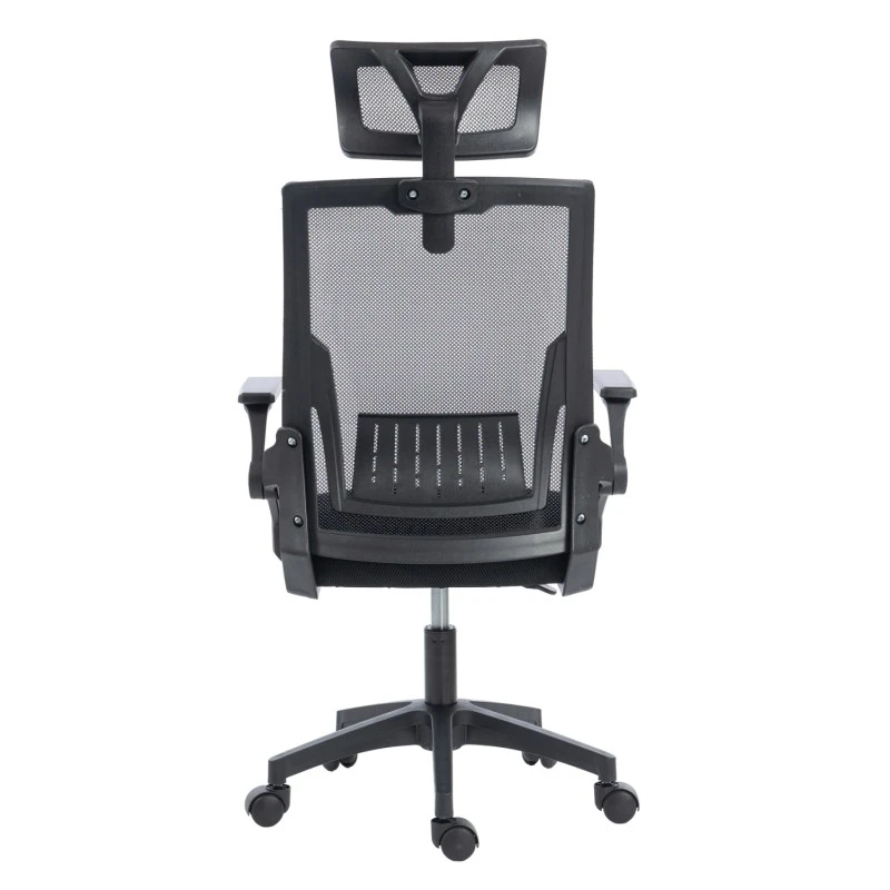 ΚΑΡΕΚΛΑ ΓΡΑΦΕΙΟΥ MATRON HM1226.01 ΜΑΥΡO PP & MESH ΥΦΑΣΜΑ 47x47x128Υεκ