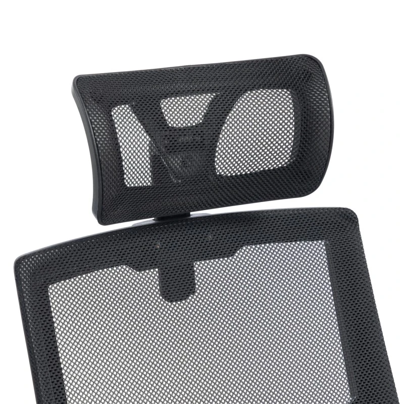 ΚΑΡΕΚΛΑ ΓΡΑΦΕΙΟΥ MATRON HM1226.01 ΜΑΥΡO PP & MESH ΥΦΑΣΜΑ 47x47x128Υεκ