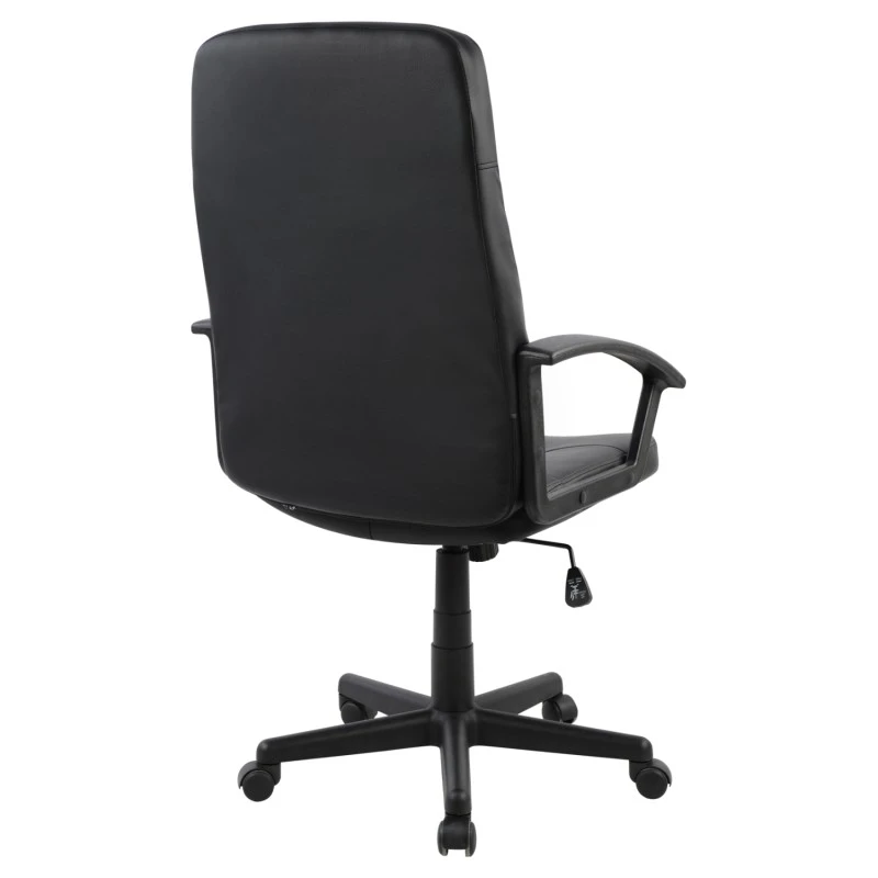 ΚΑΡΕΚΛΑ ΓΡΑΦΕΙΟΥ ΜΑΥΡΟ PU SIVANA 64x56x105-114Y εκ.HM1033