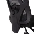 ΚΑΡΕΚΛΑ ΓΡΑΦΕΙΟΥ MEXER HM1195.01 ΜΑΥΡΟ MESH-ΜΕΤΑΛ.ΒΑΣΗ-NYLON ΣΚΕΛΕΤΟΣ 68x70x136Υεκ.