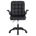 ΚΑΡΕΚΛΑ ΓΡΑΦΕΙΟΥ PORTIMA HM1197.01 ΜΑΥΡΟ PVC-NYLON ΣΚΕΛΕΤΟΣ & ΒΑΣΗ 69x57x97Υεκ.
