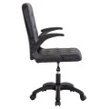 ΚΑΡΕΚΛΑ ΓΡΑΦΕΙΟΥ PORTIMA HM1197.01 ΜΑΥΡΟ PVC-NYLON ΣΚΕΛΕΤΟΣ & ΒΑΣΗ 69x57x97Υεκ.