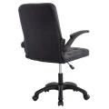 ΚΑΡΕΚΛΑ ΓΡΑΦΕΙΟΥ PORTIMA HM1197.01 ΜΑΥΡΟ PVC-NYLON ΣΚΕΛΕΤΟΣ & ΒΑΣΗ 69x57x97Υεκ.