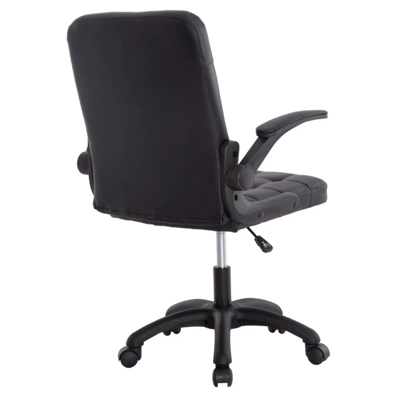 ΚΑΡΕΚΛΑ ΓΡΑΦΕΙΟΥ PORTIMA HM1197.01 ΜΑΥΡΟ PVC-NYLON ΣΚΕΛΕΤΟΣ & ΒΑΣΗ 69x57x97Υεκ.