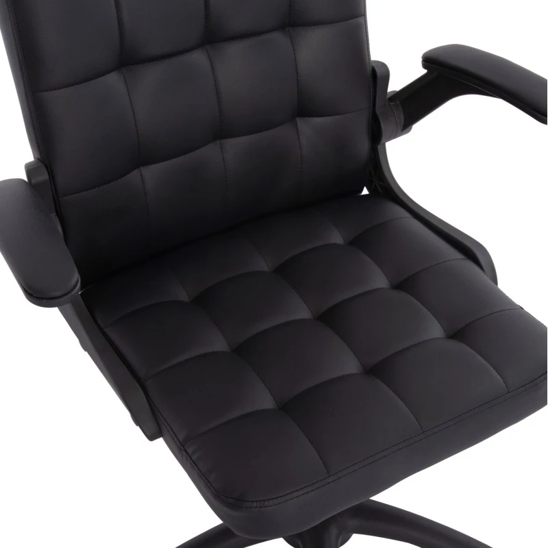 ΚΑΡΕΚΛΑ ΓΡΑΦΕΙΟΥ PORTIMA HM1197.01 ΜΑΥΡΟ PVC-NYLON ΣΚΕΛΕΤΟΣ & ΒΑΣΗ 69x57x97Υεκ.