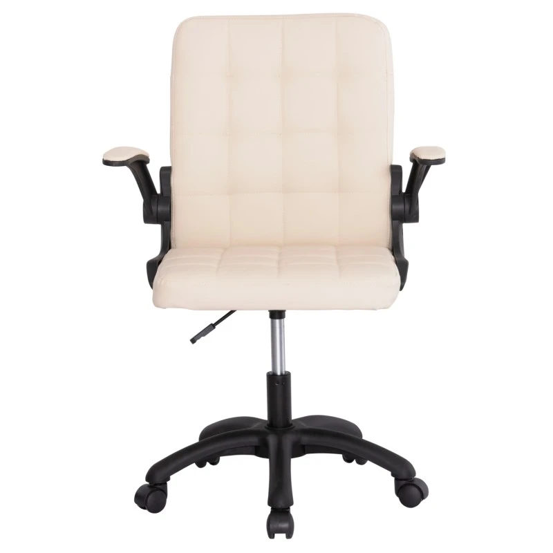 ΚΑΡΕΚΛΑ ΓΡΑΦΕΙΟΥ PORTIMA HM1197.04 ΜΠΕΖ PVC-ΜΑΥΡΟΣ NYLON ΣΚΕΛΕΤΟΣ & ΒΑΣΗ 66.5x57x97Υεκ