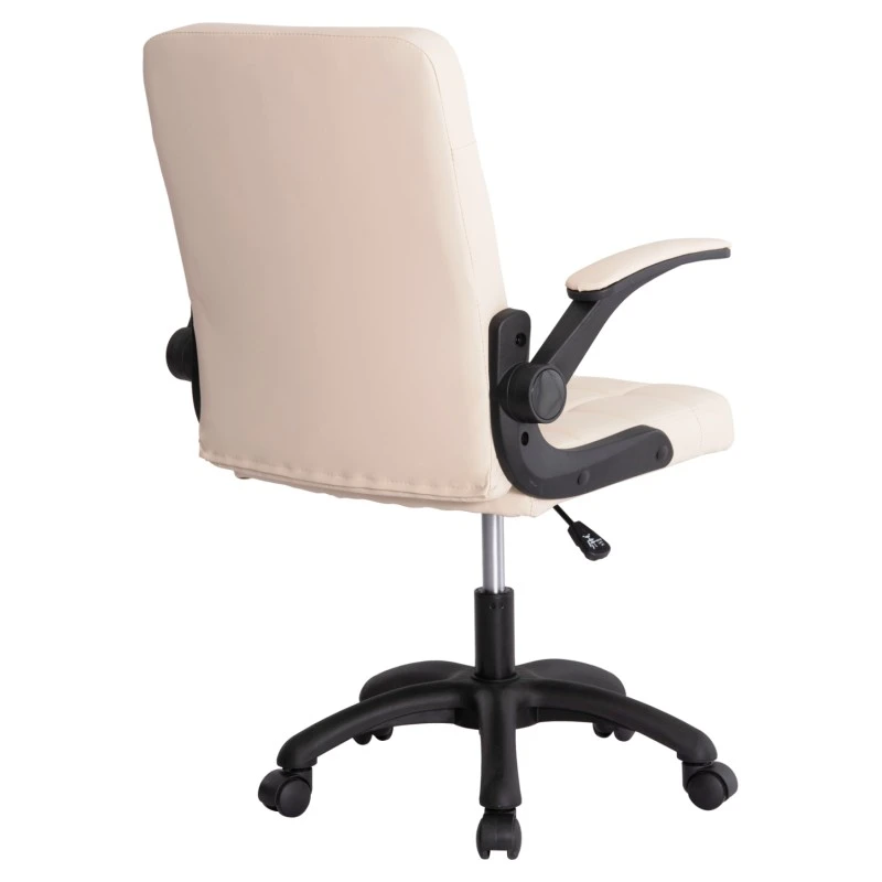 ΚΑΡΕΚΛΑ ΓΡΑΦΕΙΟΥ PORTIMA HM1197.04 ΜΠΕΖ PVC-ΜΑΥΡΟΣ NYLON ΣΚΕΛΕΤΟΣ & ΒΑΣΗ 66.5x57x97Υεκ