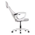ΚΑΡΕΚΛΑ ΓΡΑΦΕΙΟΥ SALAS HM1223.02 P.P. ΛΕΥΚΟ-ΓΚΡΙ MESH ΥΦΑΣΜΑ 57x71x110-120Υεκ