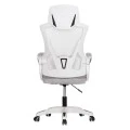 ΚΑΡΕΚΛΑ ΓΡΑΦΕΙΟΥ SALAS HM1223.02 P.P. ΛΕΥΚΟ-ΓΚΡΙ MESH ΥΦΑΣΜΑ 57x71x110-120Υεκ